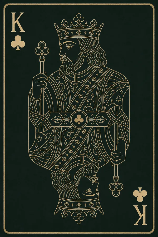 King of Clubs — the Klaverjas card game that gave Klawerjas its name